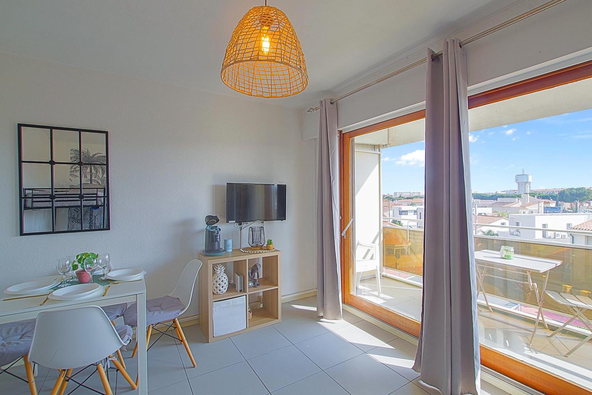 Studio Calme Avec Parking Et Ascenseur -304- Canet-en-Roussillon Zewnętrze zdjęcie